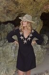Hotlava tunic Starfish black/ bronzen