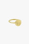 wildthings Yin Yang Coin ring goud verguld 18k (US 7 / 17.4 mm)