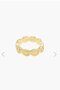 Wildthings Starfish ring gold plated - 3 (US 7 / 17.4 mm)