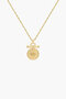 Wildthings Vintage shell coin necklace gold plated 18k