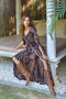Hotlava dress Mila moonstone brown 