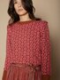 Meisie floral sweater