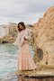 Isla Ibiza bonita Knitted Openwork Jumper Siesta Summer – Cream