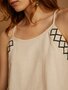 Meisie embroidered tank top white