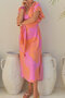 Hotlava  Dress Lois Mentawai Fuchsia/Orange