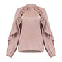 Studio Amaya blouse ella shiny nude 